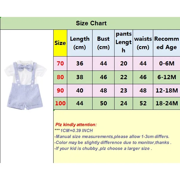 2PCS Summer Newborn Boy Gentlemen Clothes Set Bowtie Short Sleeve Cotton Romper+Suspender Pant Wear for Toddler Boy 0-24 Months