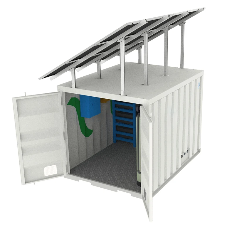 Valigia portatile con filtro per l'acqua di sopravvivenza all'aperto Sistema di depurazione dell'acqua Uf Watermaker con pannelli solari Sistema di acqua compatto