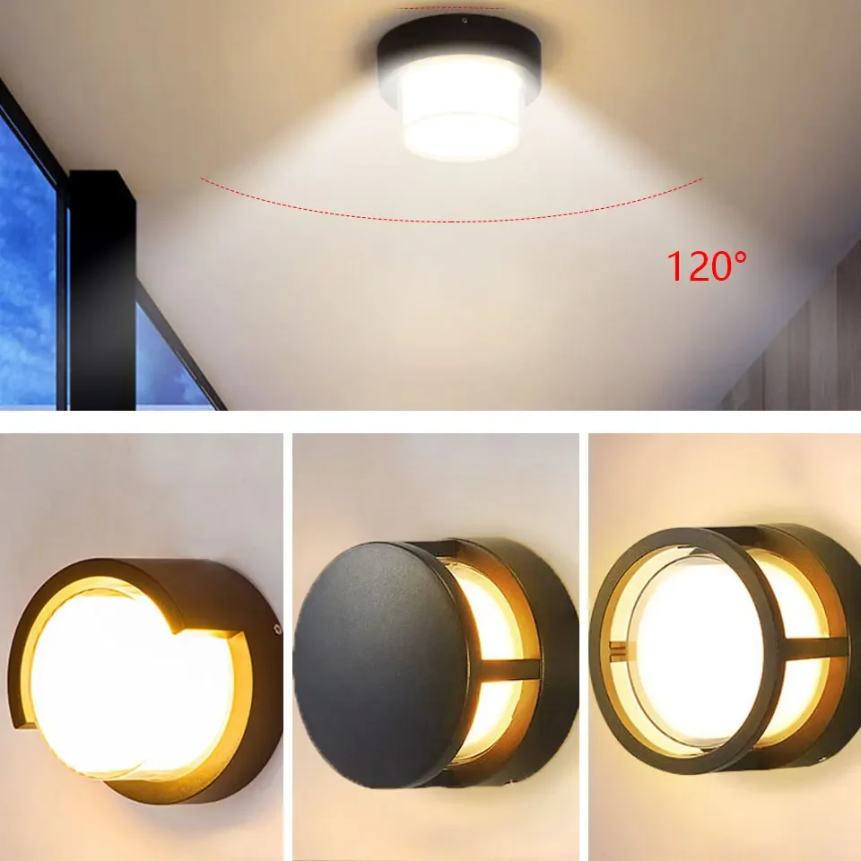 Outdoor Wall Light AC110V 220V Motion Sensor Waterproof IP66 Wall Lamp Indoor Modern living room corridor decorative lights