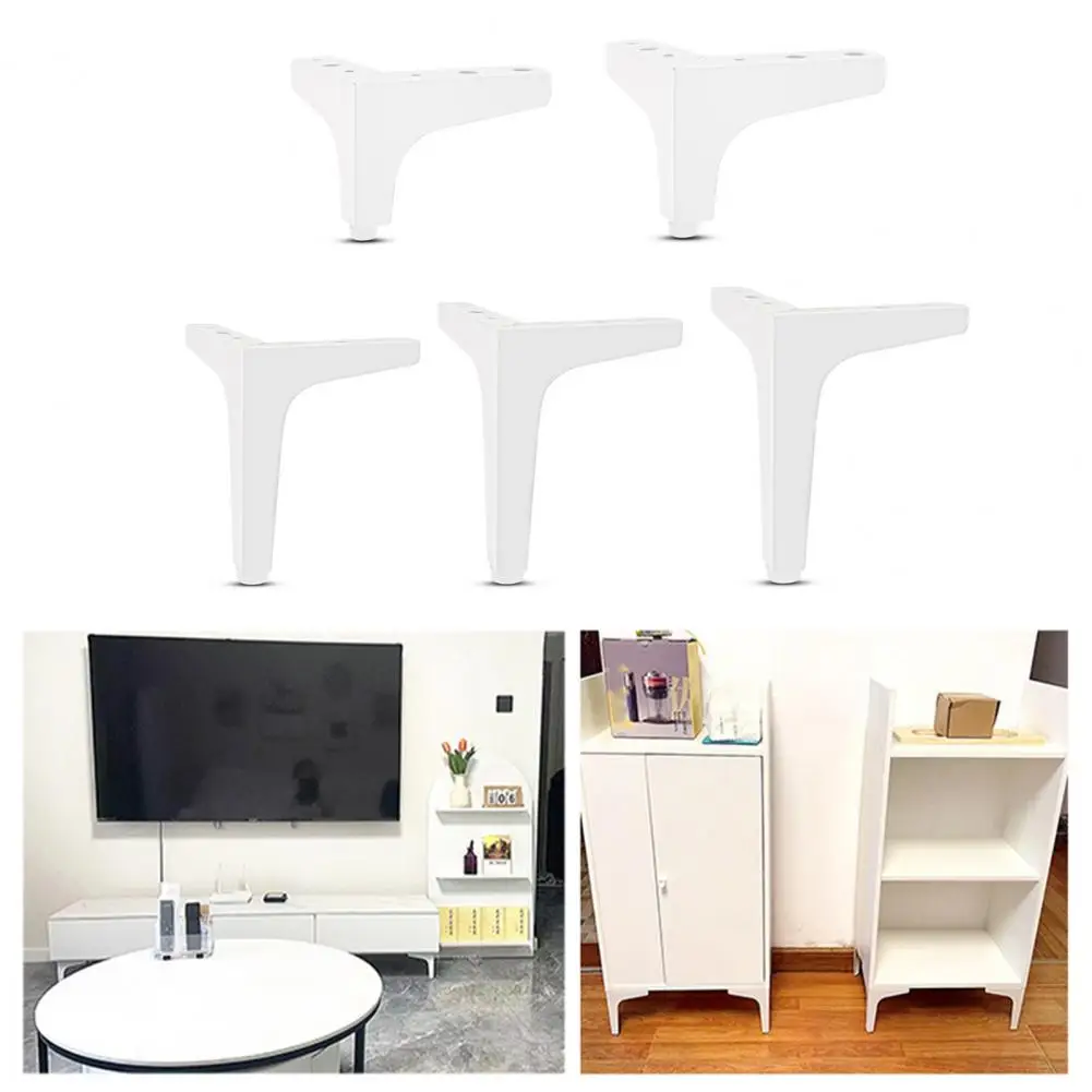 Sofa Leg Set Metal Furniture Legs 4pcs Metal Sofa Feet Set Heavy Duty Furniture Legs for Couch Cabinet Bed Riser Replacement