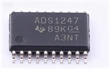 ADS1247 24-bit, 2kSPS, 4-channel Δ-Σ ADC for Precision Sensor Measurements with PGA, Reference, and 2 IDACs