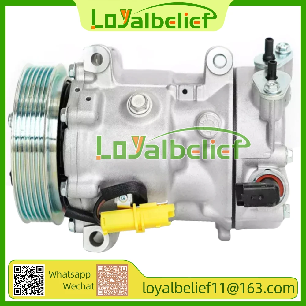 A/C AC Compressor SD7C16 For Peugeot 207 208 308 3008 508 5008 Citroen C3 C4 C5 9822826880 9651910980 9800839580 9688354080