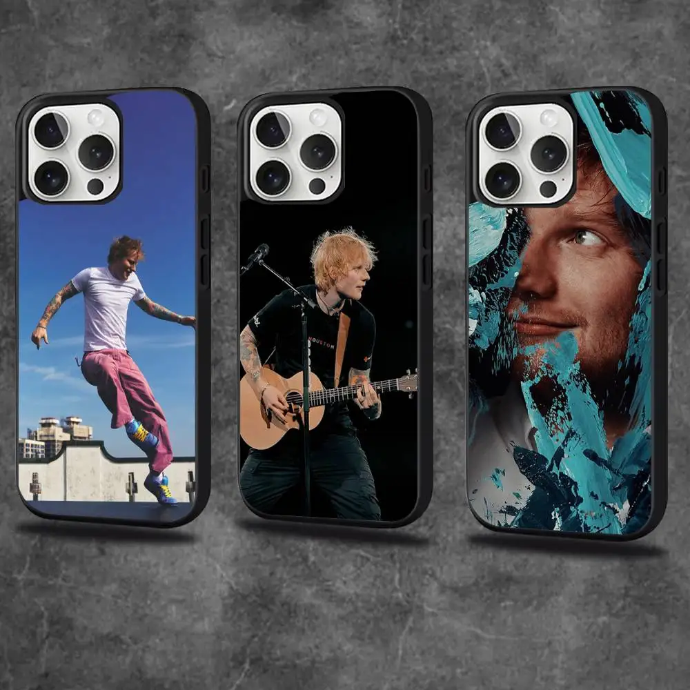 

Music E-Ed Sheeran Phone Case For iPhone 17,16,15,14,13,12,11,Pro,Max,Plus,Mini,SE4,E Magnetic Magsafe Wireless Charging