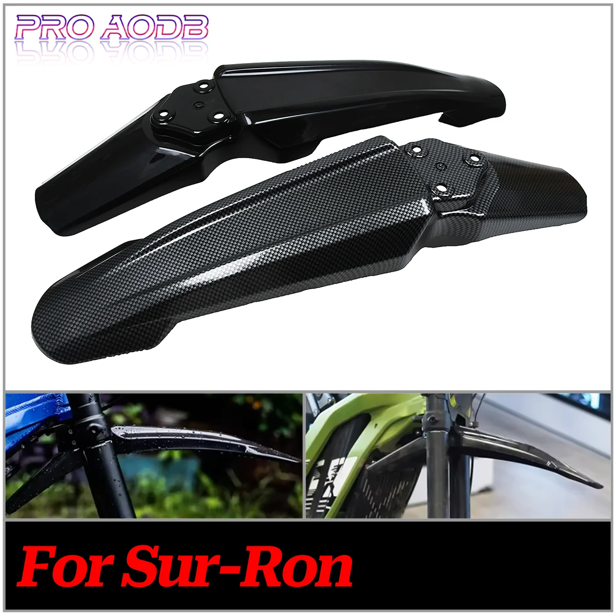 For SurRon Light Bee X/S Light Bee X Pro Shock Absorber Parts Electric Dirt Bike Electric Motorcycle Front Mudguards Fender