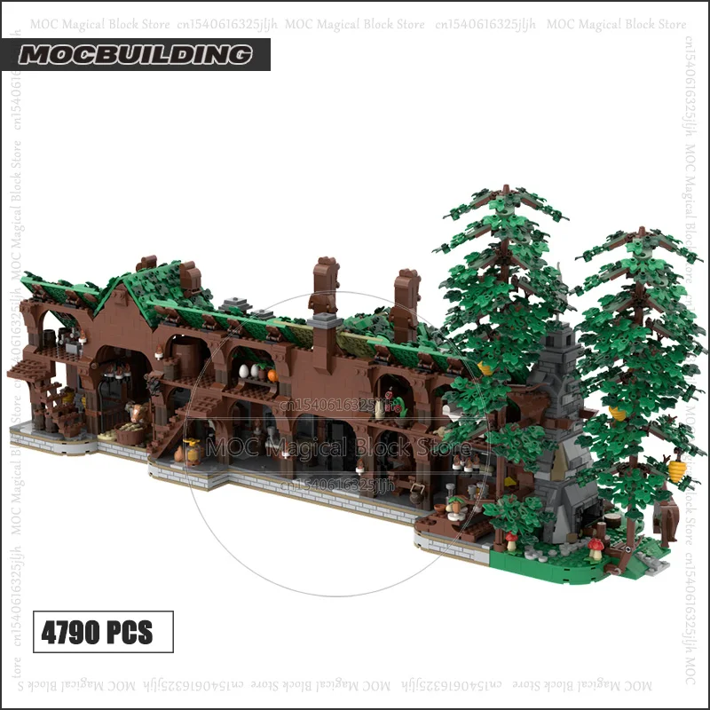 UCS De Movie House MOC Bouwstenen Kasteel Diorama Architectuur Display Technologie Bricks DIY Assemblage Model Speelgoed Kerstcadeau