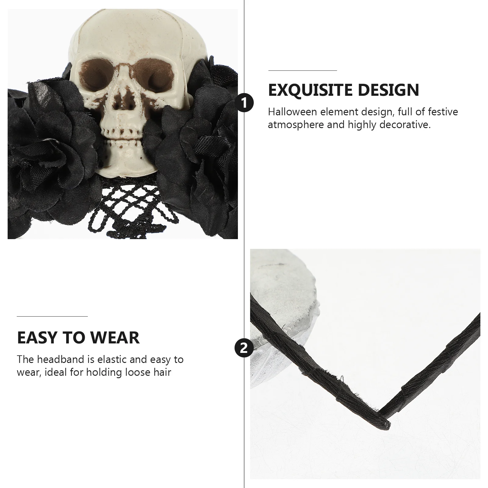 

Devil Horn Headband Creative Sheep Horn Headdress Comfortable Fit for Halloween Party Gothic Event Birthday Nye Masquerade