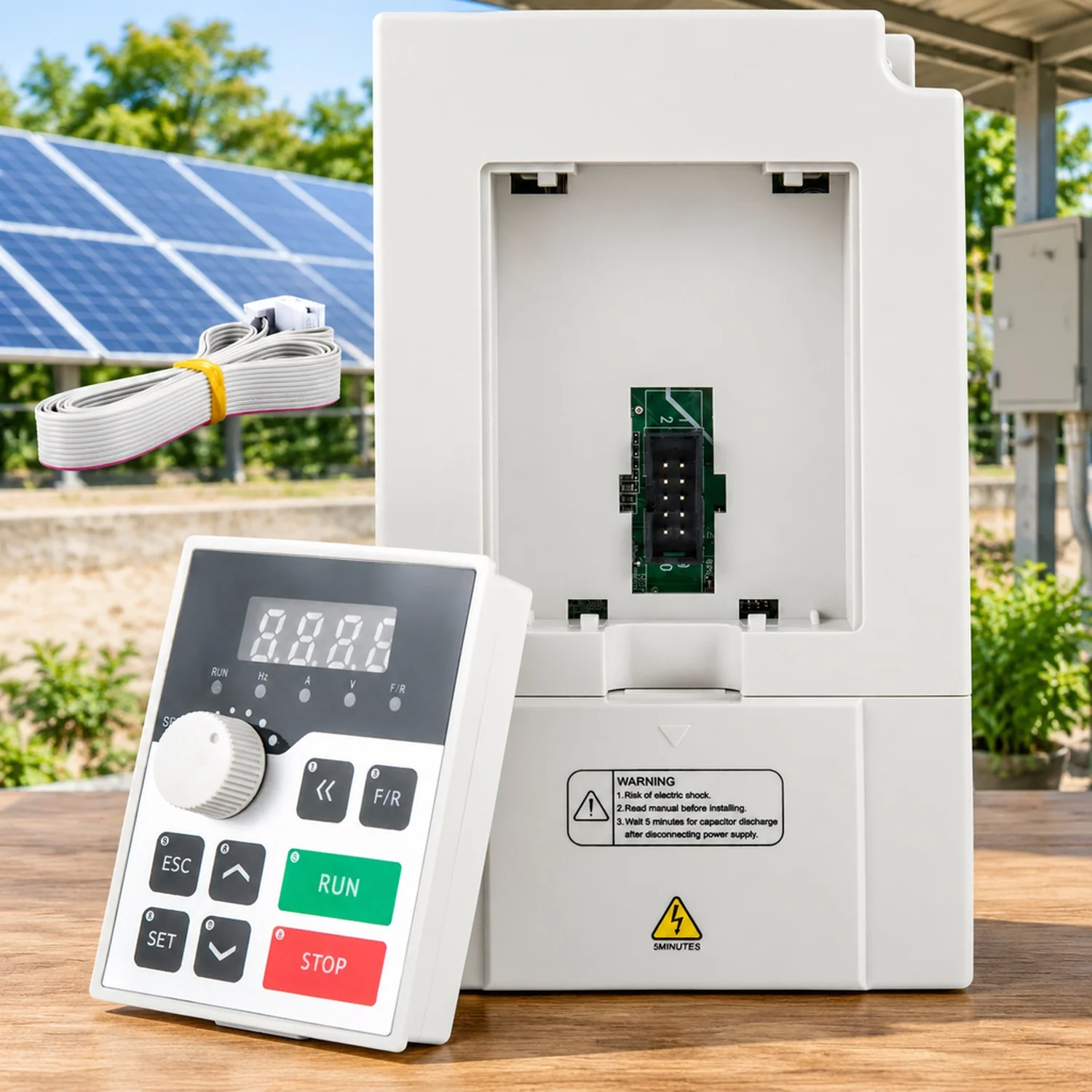 Variable Frequency Drive, AC 220V Input 3KW CNC Inverter Converter, VFD 4HP 1 or 3 Phase, 3 Output, Motor for Speed Control