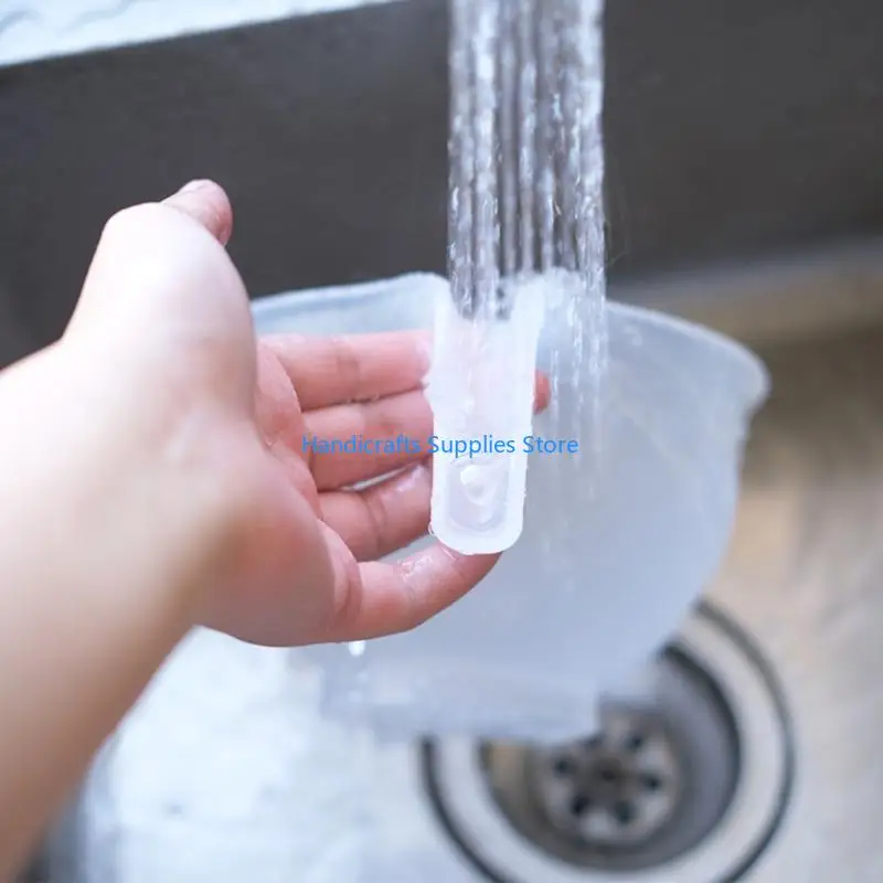 R1WA Multi Functional Beaten Bowl Clear Graduated Measuring Cup Liquid Measuring Bowl