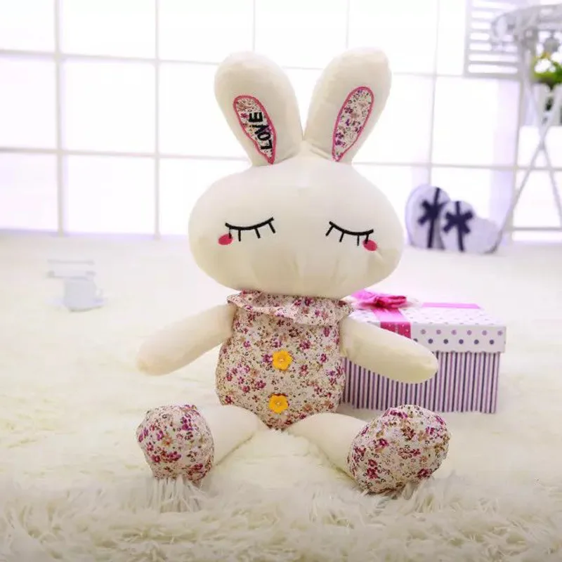 10pcs Love Rabbit Plush Toy Mini Plushie Animal Rabbits Floral Doll Girl Birthday Gift,Deposit First to Get Discount much,Pta101