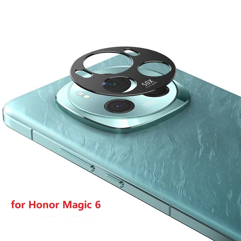 Para Honor Magic7 RSR Porsche Design 7 6 Pro 6 Lite Ultimate cámara bisel cubierta de marco de Metal película hueca Protector de lente tapa Stick