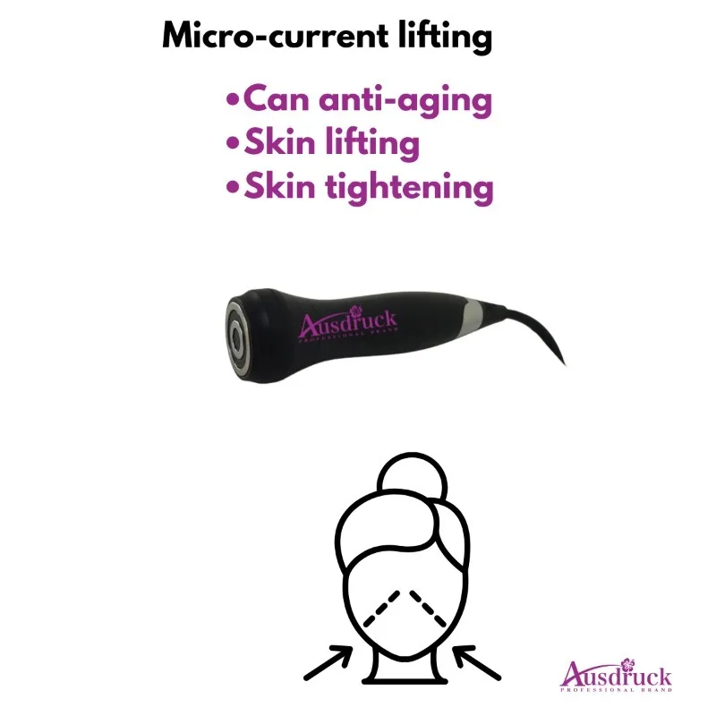 جهاز تجميل الوجه من هيدرا اللوازم الطبية مع بخاخ فروة الرأس RF ومنظف بالموجات فوق الصوتية لرفع وتبييض البشرة #5