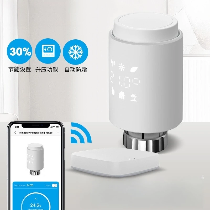 WiFi Smart Thermostatic Radiator Valve Wireless Heating Thermostat Remote Control For Home Radiator Floor Heating System
