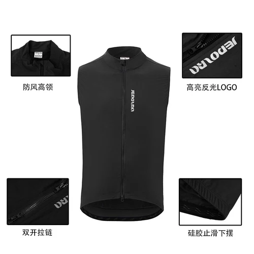 Imagen 2 del producto Lameda-Chaleco de ciclismo para hombre, ropa de ciclismo para primavera y otoño, chaleco a prueba de viento de secado rápido, ropa de montar