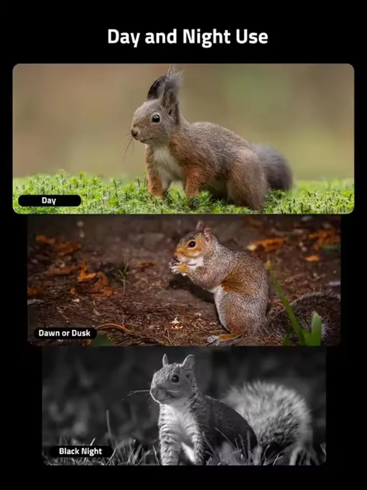 

Smart Night Vision Rifle Scope with Ballistic Calculator Rangefinder Day/Night Scopes with 1080P Video Record and Wi-Fi