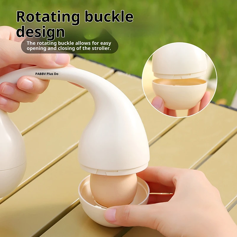 

Портативный держатель для яиц в форме наушников — противоударный контейнер для яиц для хранения в холодильнике и пикника для путешествий на открытом воздухе