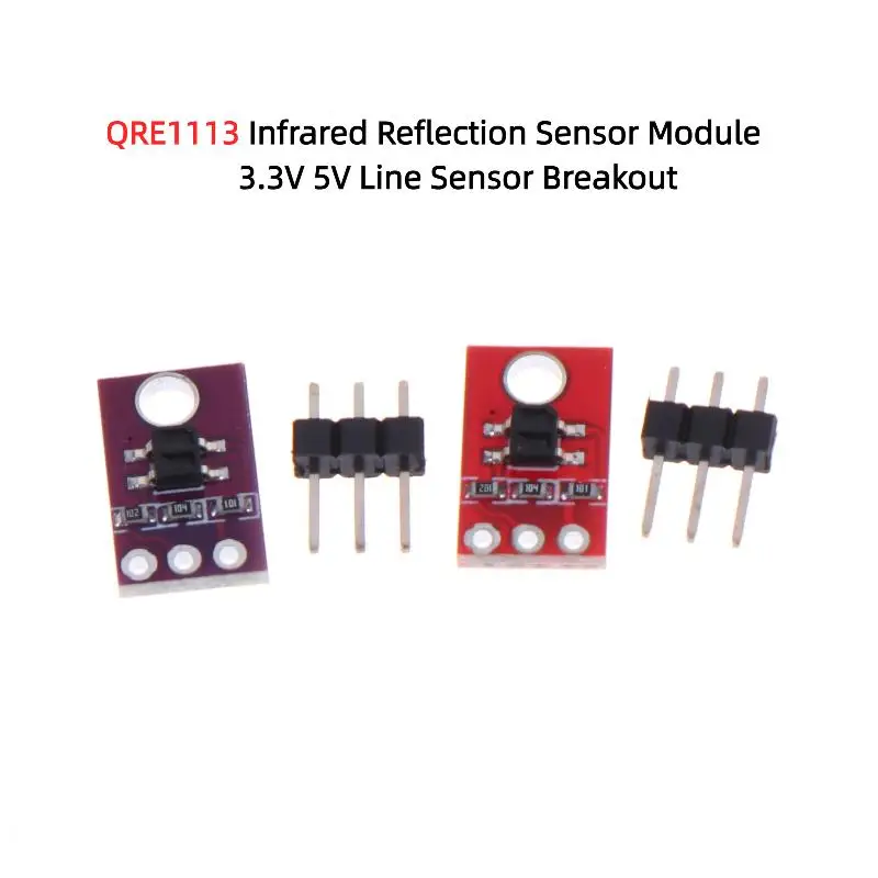 QRE1113 Infrared Reflective Sensor Module - Capacitor Discharge Detection Board For Arduino3.3V - 5V DC