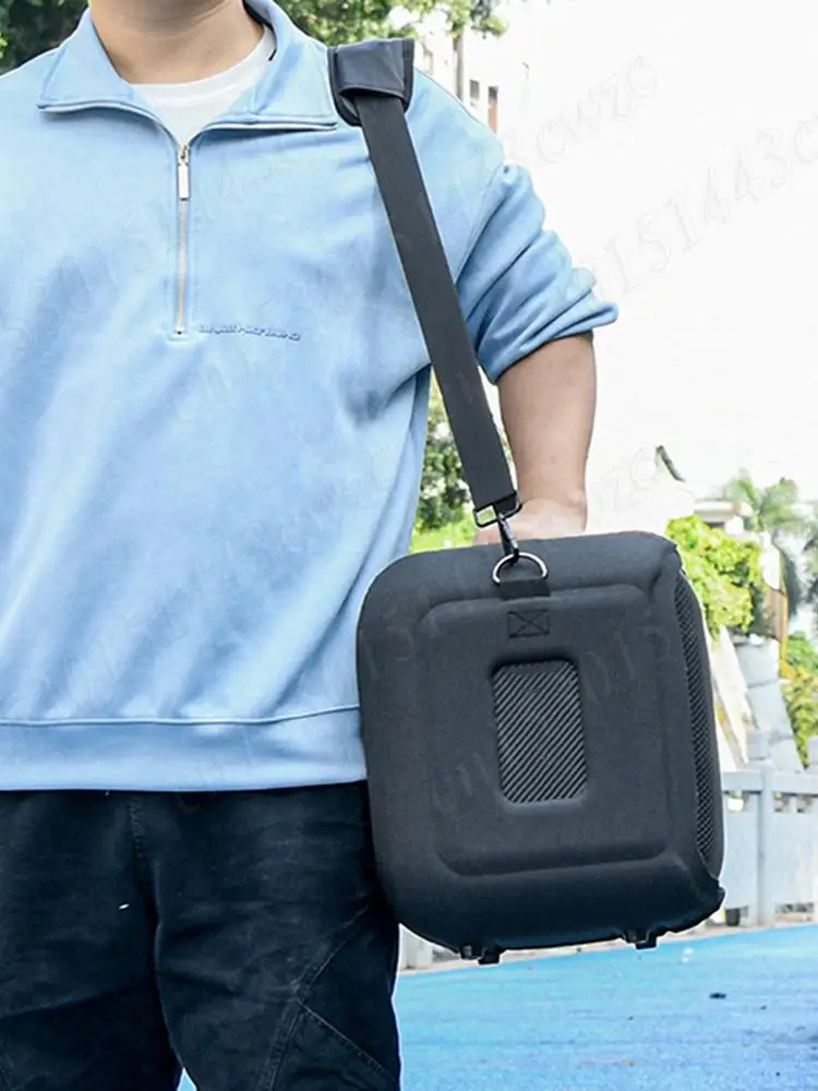 

EVA Protective Cover Shockproof Anti Drop with Shoulder Strap and Base Support Feet for JBL Partybox Encore Essential Speaker