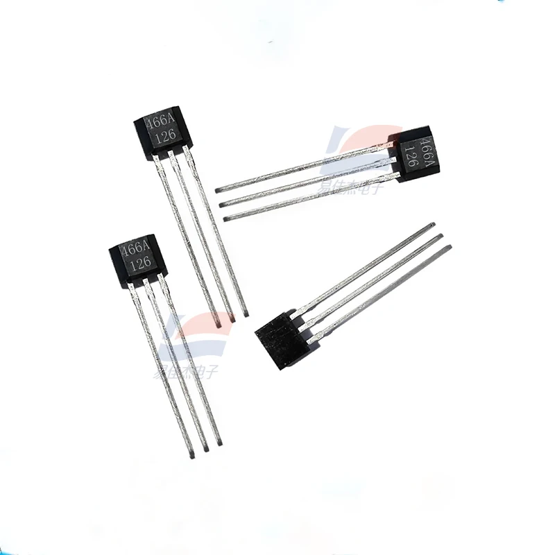 10pcs/lot SS466A Bipolar latch-type Hall switch chip in TO-92 plastic through-hole package