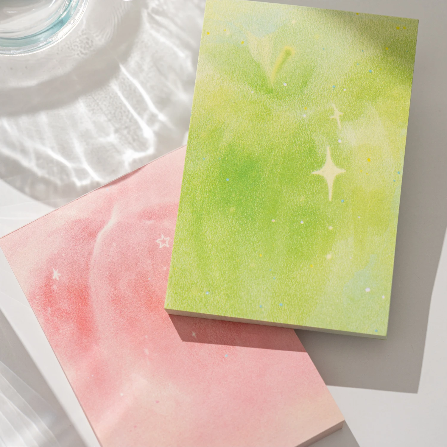 80sheets Summer Dessert Retro Ins Colorful Lead Fruit Painting Message Notes DIY Scrapbook Diary Material Aesthetics Craft Paper