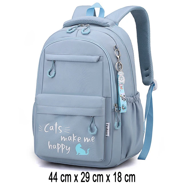 

2025 Japanese Cute Backpack for Male and Female Young Students Fashion Large Capacity Nylon Breathable High School Bag