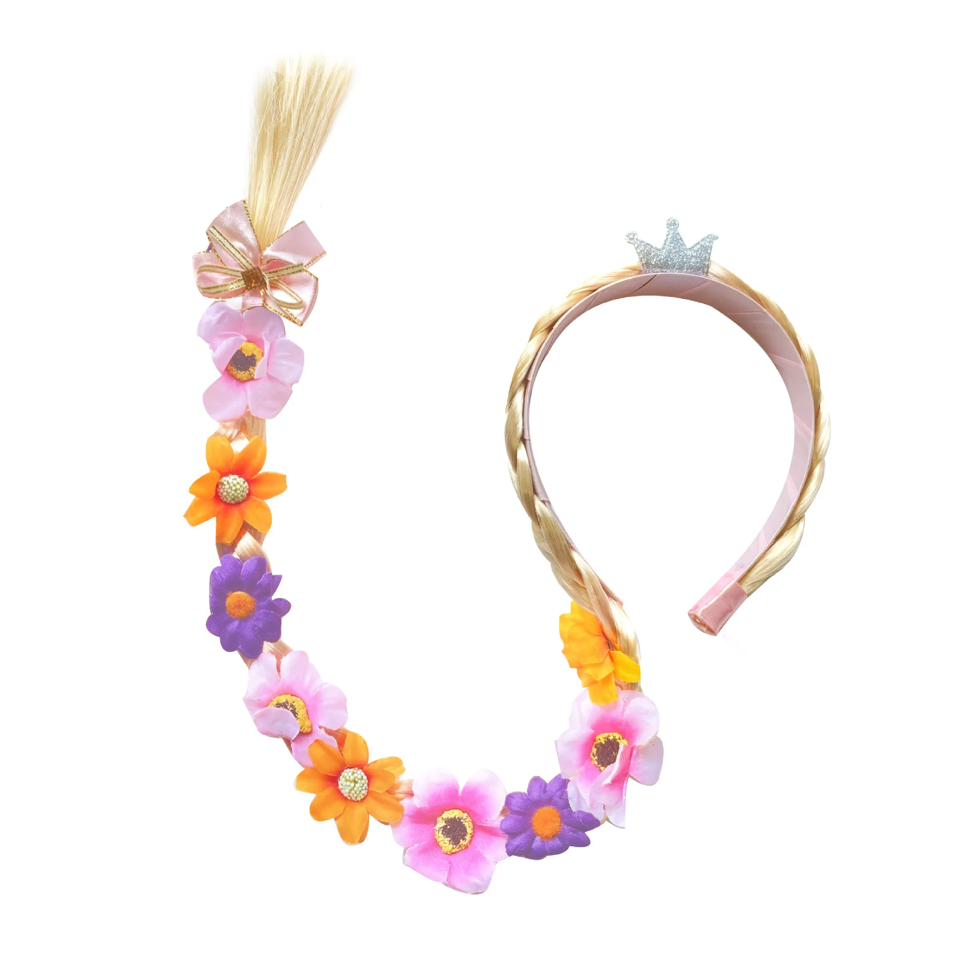 باروكات، ضفائر، تيجان أطفال، ضفائر زهور، عصابات رأس مزخرفة، تنانير مضفرة، إكسسوارات، إكسسوارات شعر الحفلات