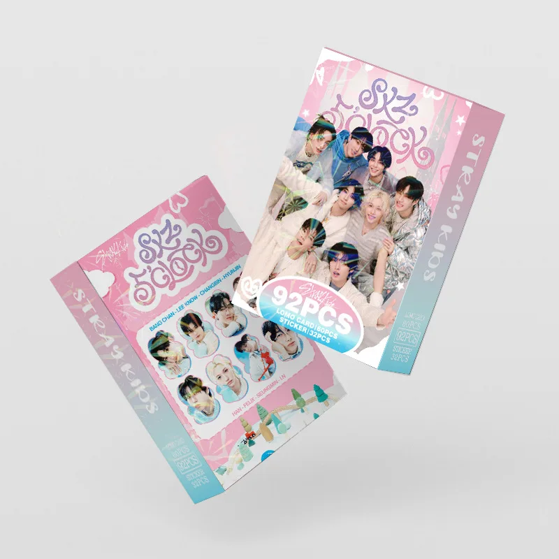 

92 шт. новые K-pop STRAYKIDS для фанатов, маленькая карточка для встреч, коллекция знаменитостей, фотокарточки, наклейки, карты ЛОМО для проживания