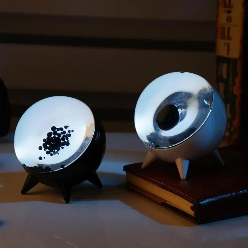 Dancing Ferrofluid Speaker Creative Ferrofluid Speaker Sound Visualizer con Light Music Rhythm Light multifunzionale Ferrofluid