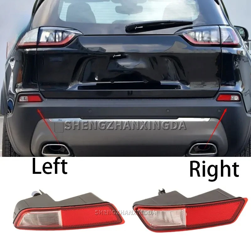 

Задний противотуманный фонарь, автомобильные аксессуары, отражатель заднего бампера, лампа для Jeep Cherokee 2019-2021 68275956 AC 68275957 AC