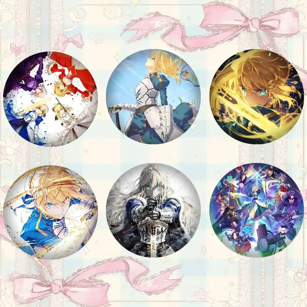 Games F-Fate G-Grand Order Badges Fun Creative Button Pins Brooches For Clothes Backpacks Good Gifts For Kids Friends