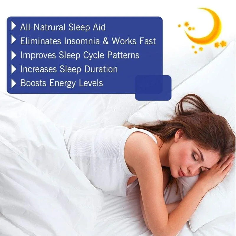 Cerotti naturali per l'aiuto al sonno Ausili per il sonno a biofrequenza per bambini adulti Aiuta a ripristinare naturalmente il tuo ciclo del sonno 48 Patch per il sonno