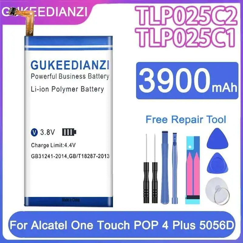 

Mobile Phone Battery TLP025C2 TLP025C1 3900Mah For Alcatel One Touch Pop 4 Plus 4+ OT-5056D 5056D 5056A 5056W