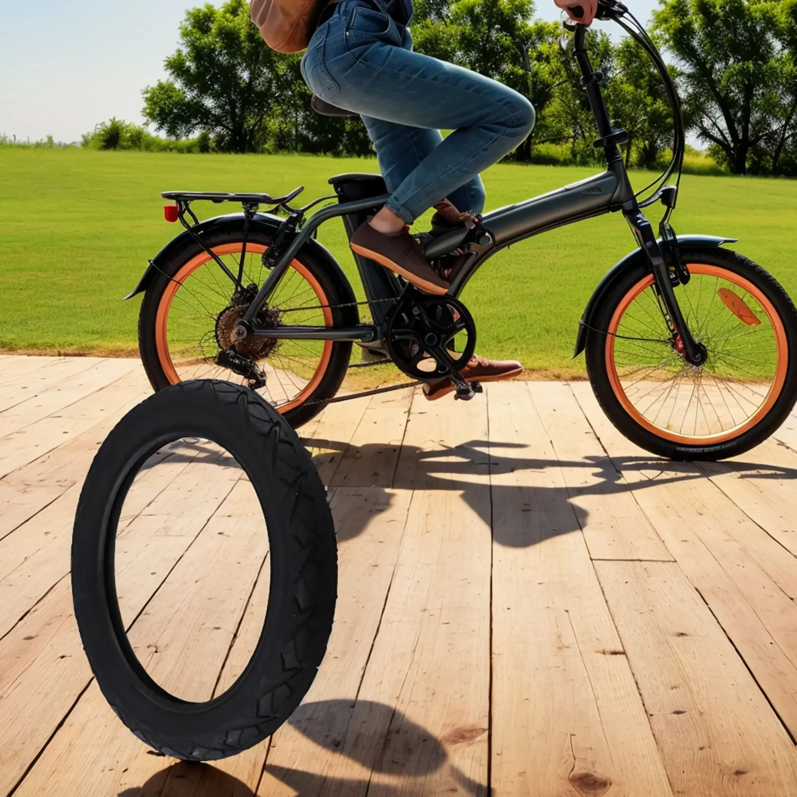 Easily Upgrade Your Ride with this Replacement Tyre in the Standard Measurement of Size 15 inches x Width 2 inches