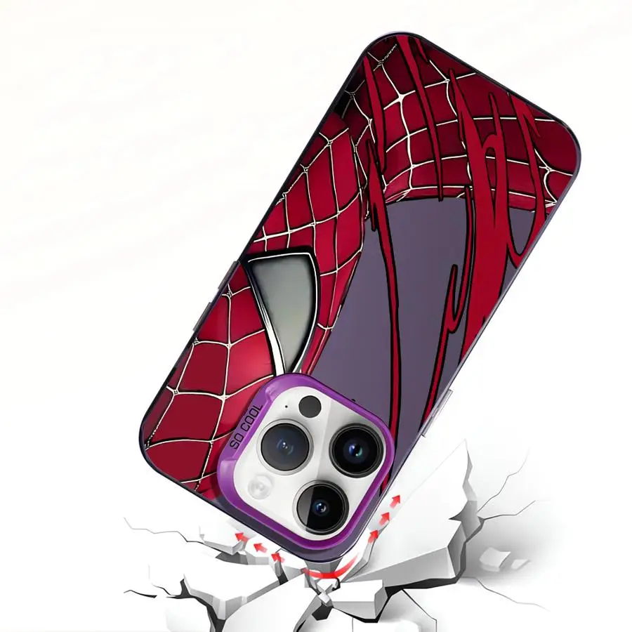 Marvel Iron Man Spiderman Phone Case for Vivo V29 Y93 Y91 V27E V25 Pro V23 Y50 Y30i Y27 2023 Y22S Y21 Y16 Y15S Y17S Soft Cover