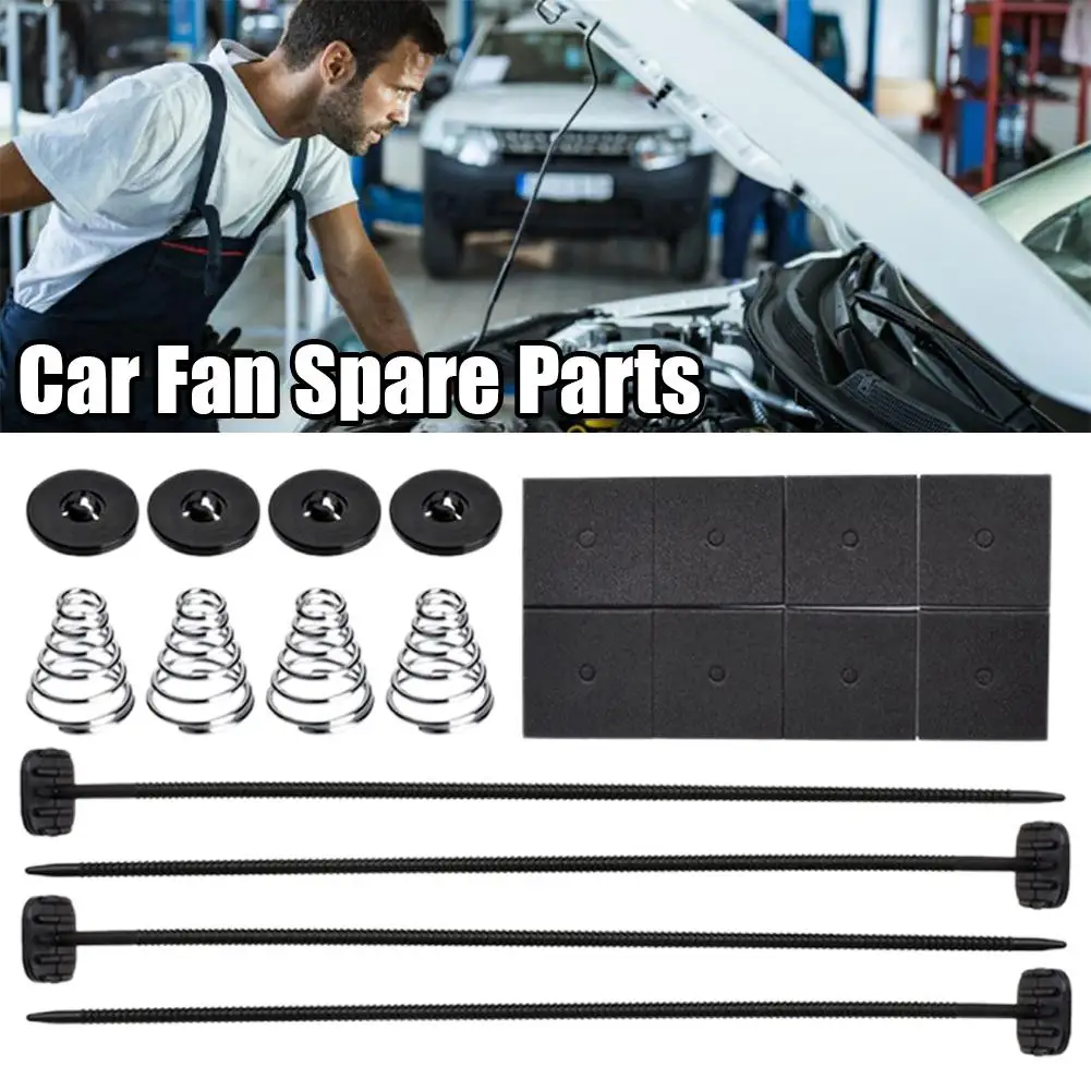 NEW 1 Set Universal Car Truck Electric Radiator Fan Tie Strap Mounting Kit Auto Accessories Parts For Honda BMW Fiat Audi 