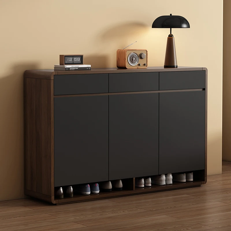 

Display Organizer Shoe Cabinet Storage Living Room Mobile Wooden Luxury Designer Shoe Shelf Modern Muebles Shoemakers Furniture