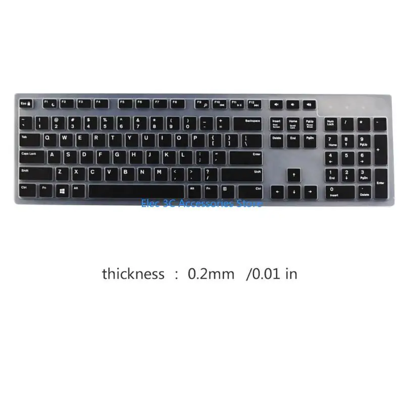 Y51AシリコンキーボードプロテクターカバーKB216 KM636 3277ラップトップダストと耐流行性半透明フィルム