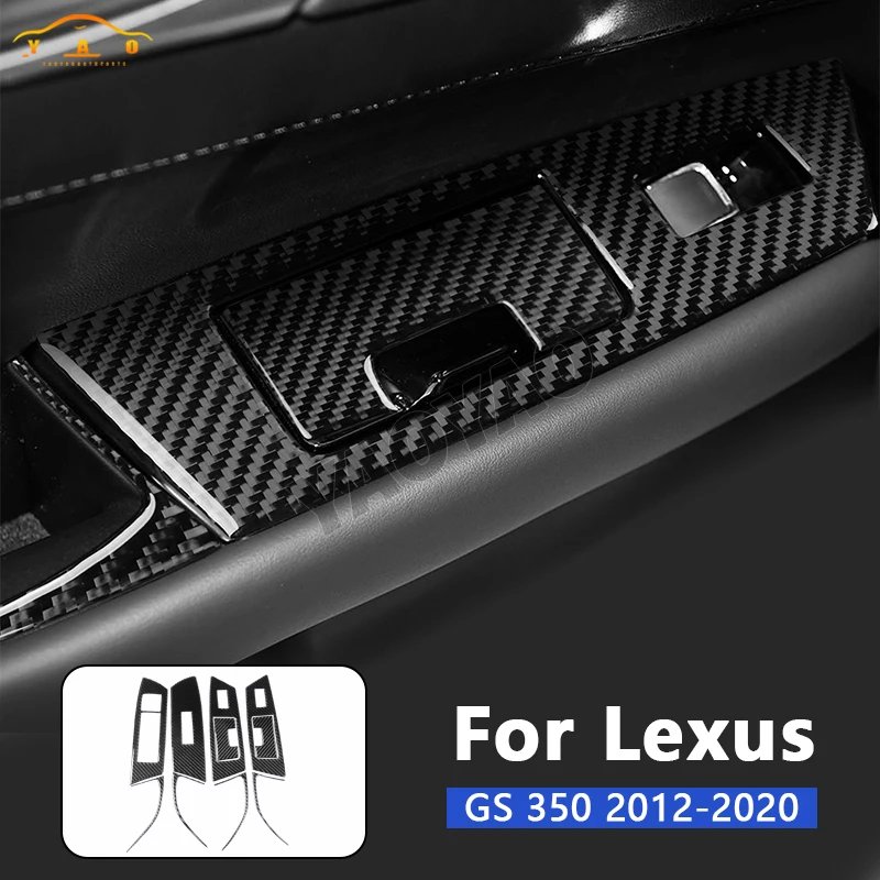 

Car Sticker For Lexus GS 2012 2013 2014 2015 2016 2017 2018 -2020 Car Window Lift Button Panel Trim Cover Car Accessories