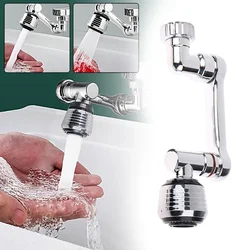 ALLGOOD 1080° Universal Rotation Water Bubbler Faucet Extender Sprayer Head Kitchen Arm Extension Faucet Aerator Bubbler Water T