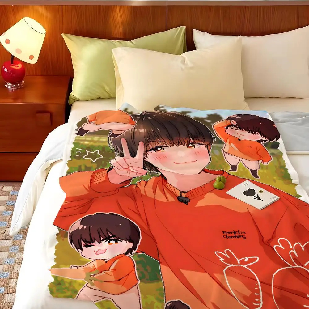 j-pop N-Naniwa D-Danshi Throw Flannel Throw Blanket, Lightweight Cozy, Durable Washable cute Cool