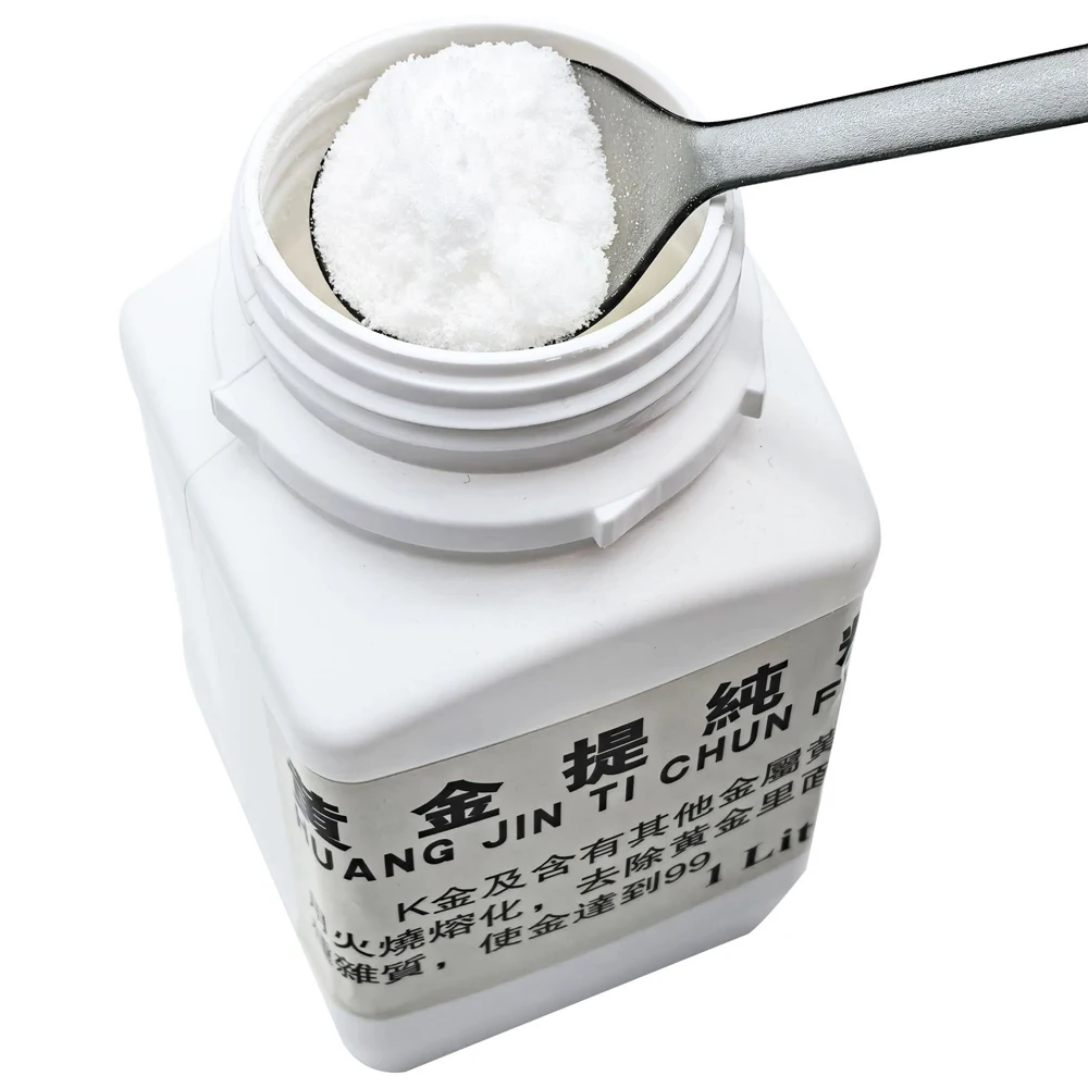 Gold Purification Powder for Precious Metal Gold Silver Extraction Recovery Refining Smelting Casting Professional Jewelry Tools