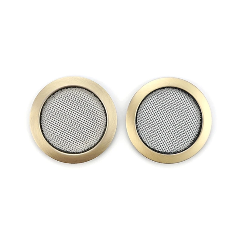 2 Pieces Vintage Resonator Guitar Sound Hole Cover Sound Hole Insert Screen Inserts Guitar Parts Insert Speaker Grills