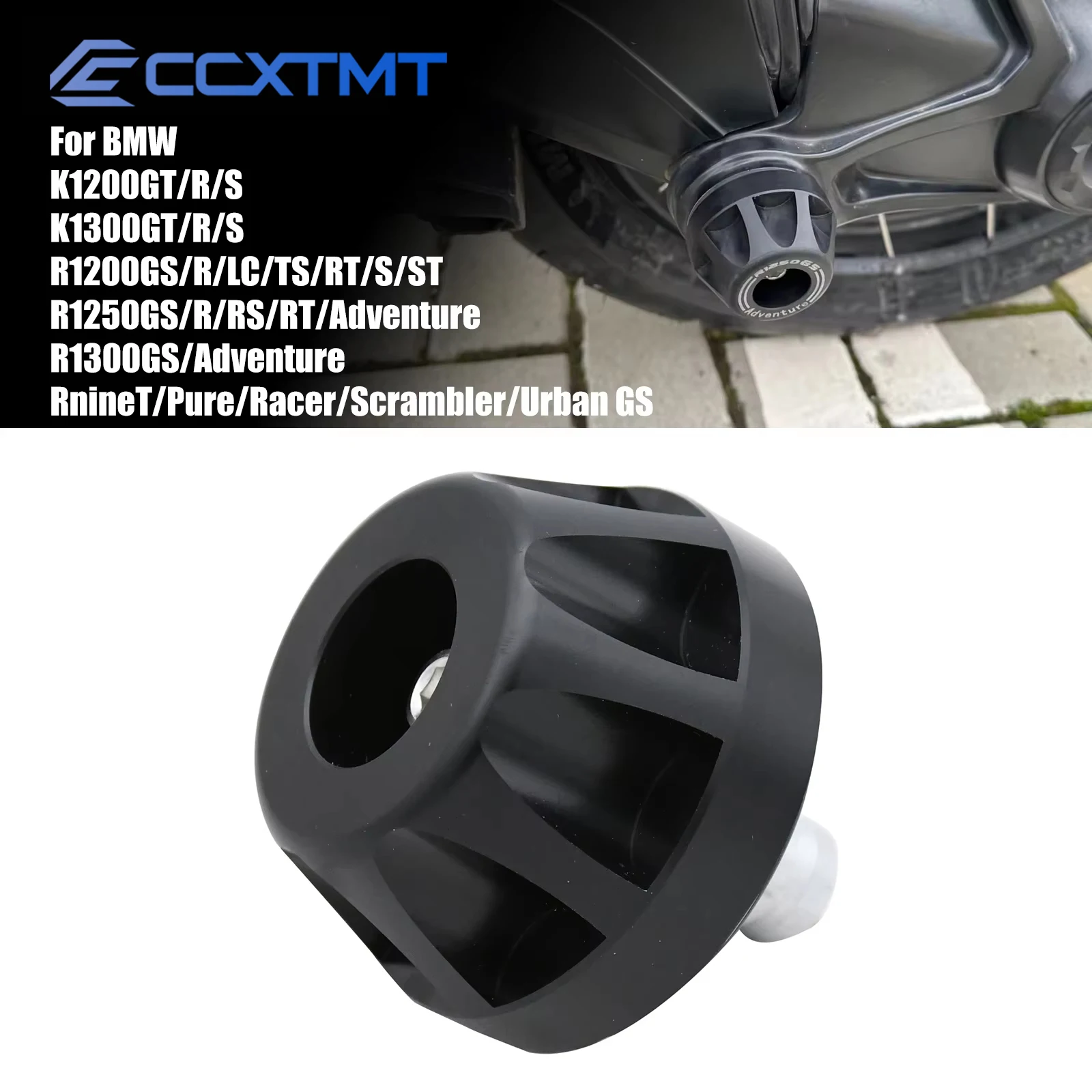 For BMW K1200GS K1200R K1200S K1300GT K1300R K1300S R1200GS R1300GS Motorcycle Final Drive Housing Cardan Crash Slider Protector