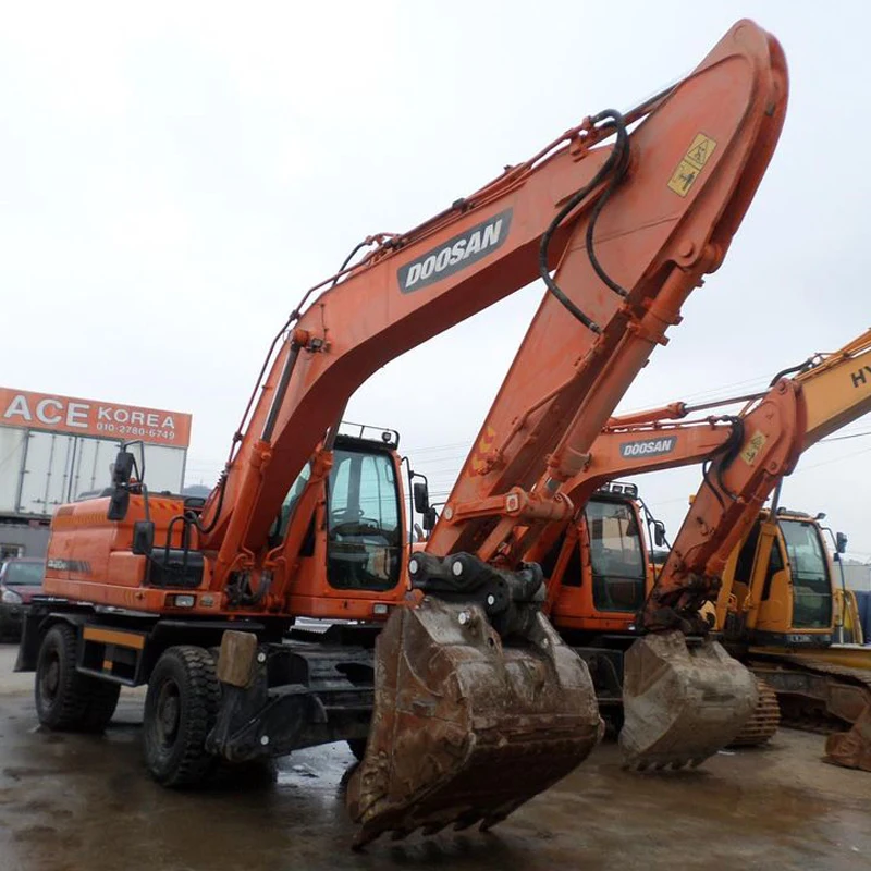 Used DOOSAN DX210W-7 Wheel Original Excavator