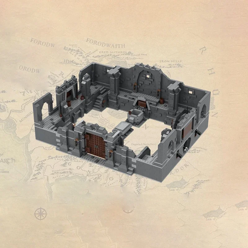 2599 Pcs Balin's Tomb Moria Dwarf Grave Custom MOC Creation Building BlocksToys Gift