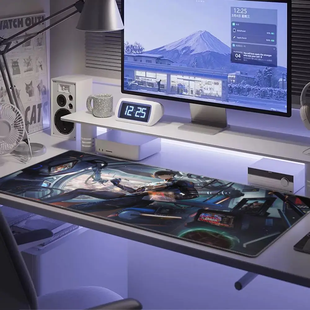 Mouse Pad Laptop Love And Deepspace Caleb Mousepad Office Computer Gamer Anime Keyboard Pad PC Cartoon Cool Desk Mouse Mat Gift