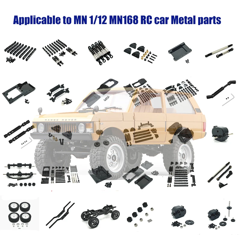 

Metal Mn168 Upgrade Parts Metal 370 Engine Transmission Metal Gear Conversion Parts 1/12 RC Car Upgrade Part Accessorie Rc Tools