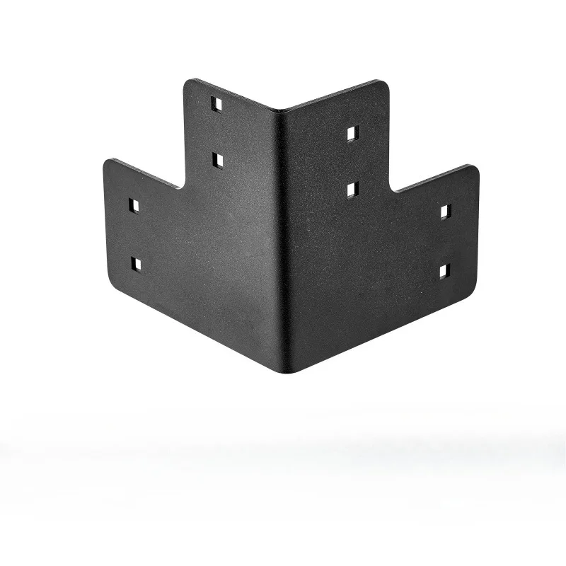 4PCS 6.5x6.5x6.5 Inch Metal Corner Bracket, Heavy Duty Support Brace for Workbench Table Installation