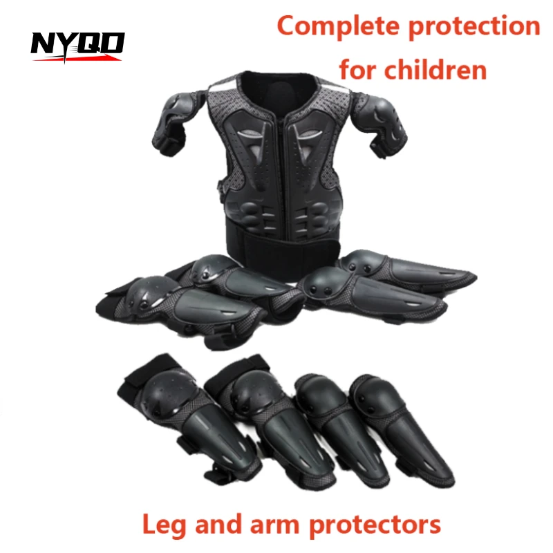 

Kids Motorcycle Chest Armor Vest Motocross Protective Jacket Full Body Armor Riding Gear