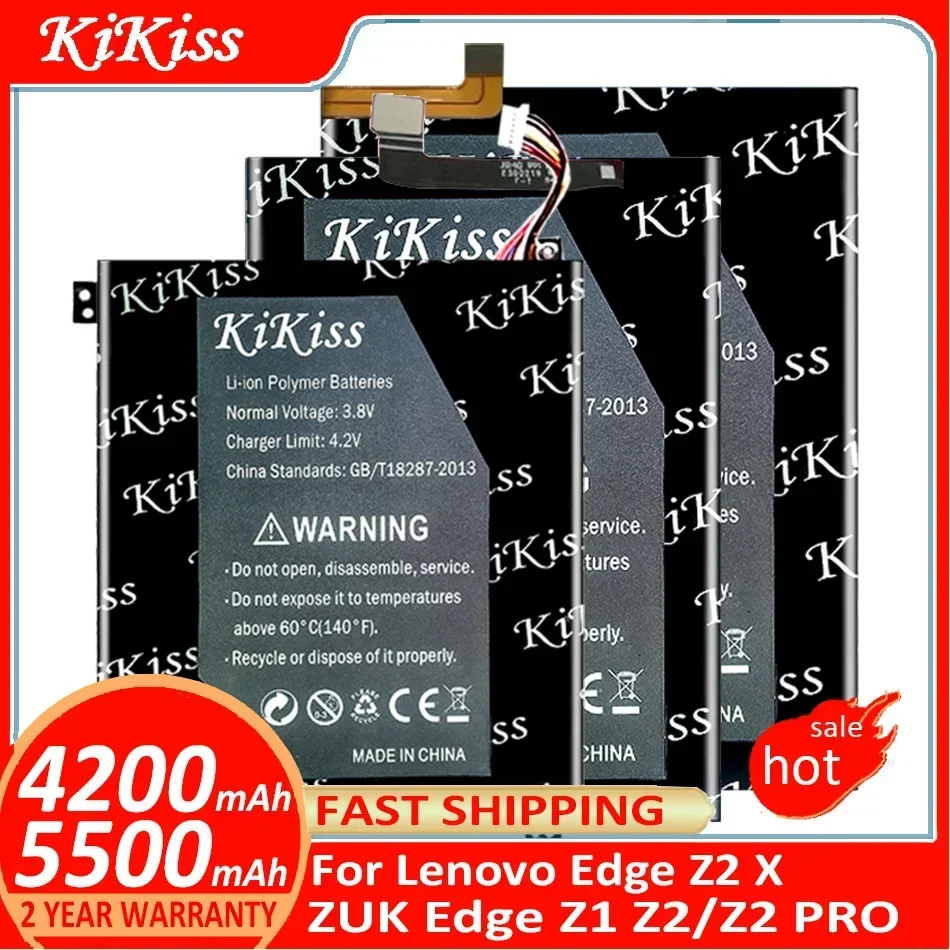 Аккумулятор большой емкости KiKiss BL263 BL268 BL255 BL271 для мобильного телефона Lenovo Edge Z2 pro X ZUK Z1 Z2131