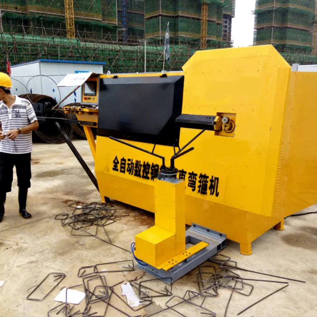 CNC Automatic  Manual Rebar Steel Wire Stirrup Bending Hoop Machine